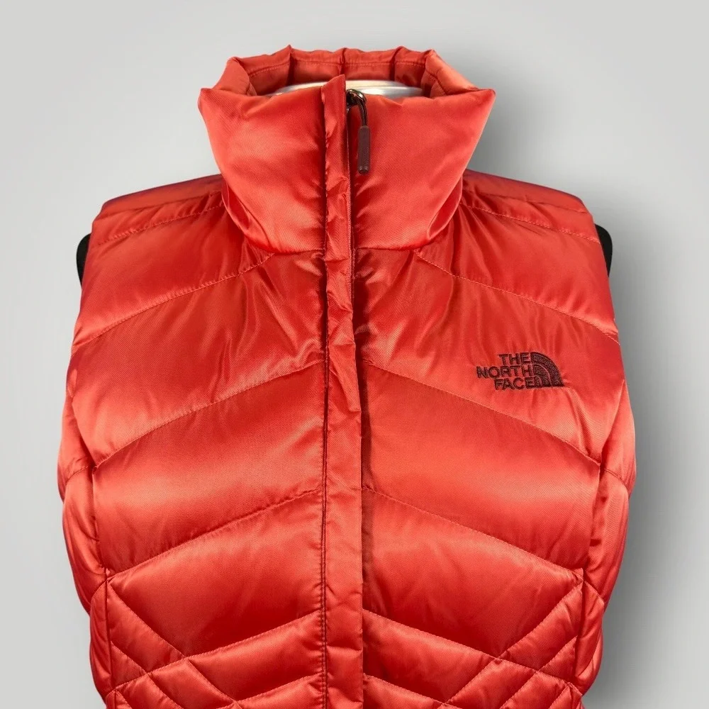 The North The North Face Womens Aconcagua Vest Down 550 Coral Outdoor size Small - Picture 2 of 11